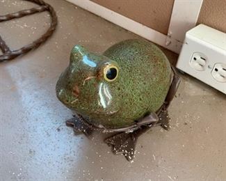 $18~ CERAMIC FROG 