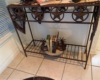 $190~ TEXAS MOTIF ENTRY, SOFA TABLE 