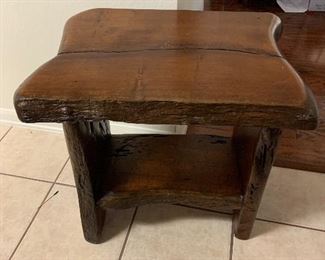 $225 - Hand crafted Mesquite end table 