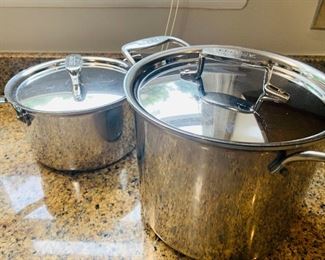 All Clad Pots and Pans