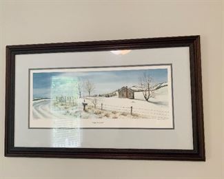 Wall Art Print, Winter Wonderland