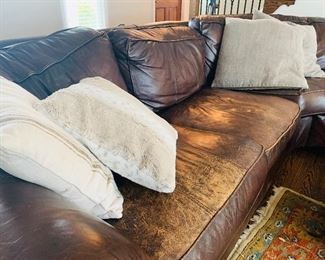 Leather Sectional Sofa by Bernhardt