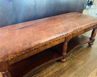 Leather Bench/Ottoman