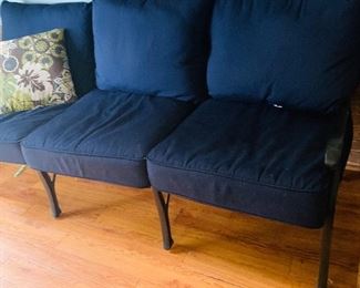 Metal Outdoor Three Seat Sofa