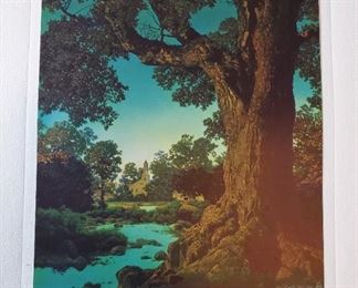 1950 Maxfield Parrish Beautiful America Print Portfolio COMPLETE with four prints