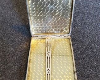 Sterling silver cigarette case