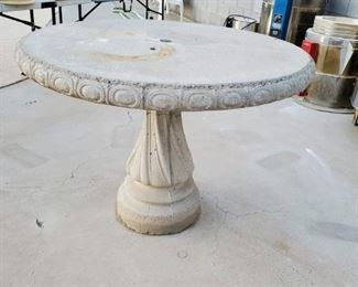 Cement Table