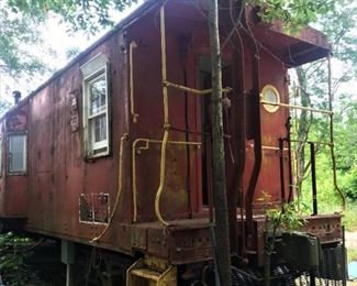 Vintage Southern Rail Line caboose 