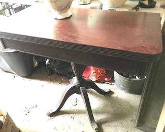 Antique/vintage folding top table