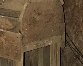 Vintage wooden saddle stand