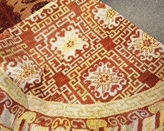 Round loom rug  $250