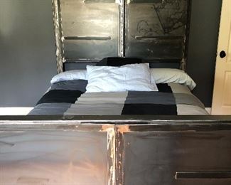 Steel Queen Size Bed, Custom 