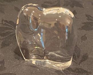    $15       CR202  Baccarat Crystal Sculpture signed, 3" h