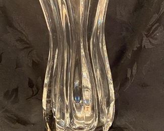      $25       CR 203     Orrefors Crystal Vase  7" h