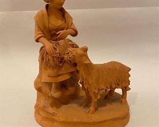 $45   PL 104 Italiam Placenti Figurine, 5" h 