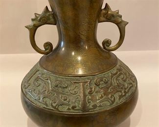   $225      SW 502     Bronze two handled Vessel