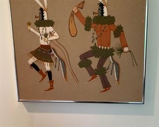 $75       SW 739     Native American Artwork  16" Square