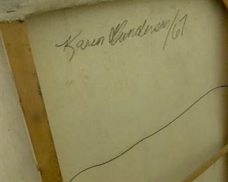   Back of painting     SW 4277   