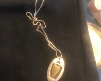 $ 15            J 3       Mexican Silver Heart Necklace