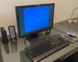 $200      SW 998      Lenovo  M91p  (ThinkCentre)-Type 4480 Desktop Computer with External Dell Speaker, mouse, keyboard and Canon printer