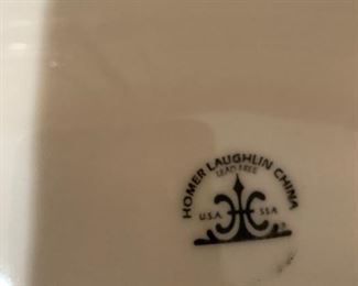 Set of 3 HOMER LAUGHLIN China Platters