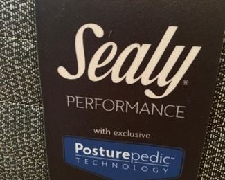 HOME MERIDIAN Queen Size Bed with SEALY Posturepedic Mattress