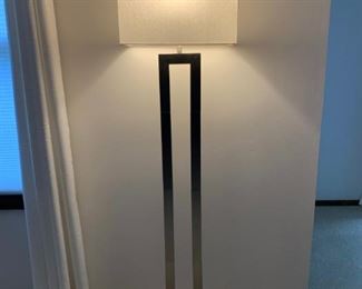 WESTON Window Pane Floor Lamp - Project 62 With Marble Base