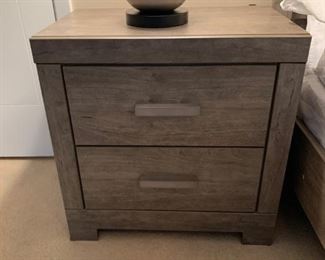 ASHLEY FURNITURE Bedroom Set in Driftwood Finish with Queen Size Bed (SERTA iComfort Hybrid Mattress)