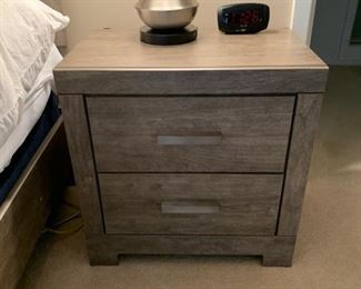 ASHLEY FURNITURE Bedroom Set in Driftwood Finish with Queen Size Bed (SERTA iComfort Hybrid Mattress)