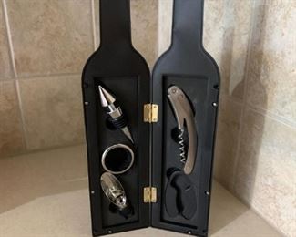Wine Bottle Shaped Utensil Holder
