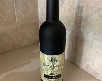 Wine Bottle Shaped Utensil Accesory Holder