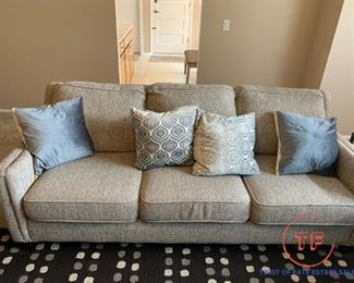 FLEXSTEEL Sofa in Stone Florentine