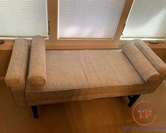 JLA HOME Cream Colored Sitting Bench