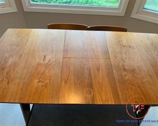 MCM Style Table and Chairs with Bench by YEO AIK WOOD