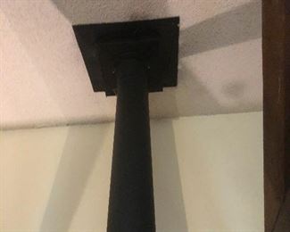 Anyone who wants to buy this amazing fireplace must be able to patch hole in ceiling. Yep, we gonna make you work for this item!!