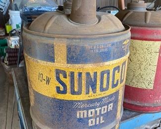 Sunoco Motor Oil can