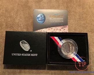 Apollo 11 Silver Commemorative Coin