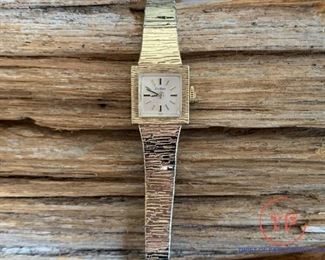 Ladies ZODIAC 14k Gold Watch