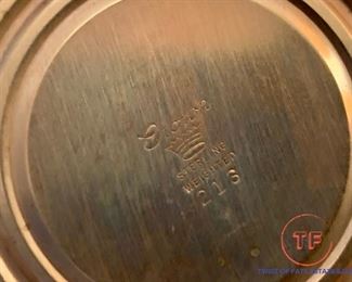 STERLING Silver PAIR 3 Lit Candelabras by CROWN