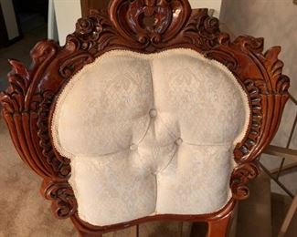 Hand Carved Ornate Sitting Chairs