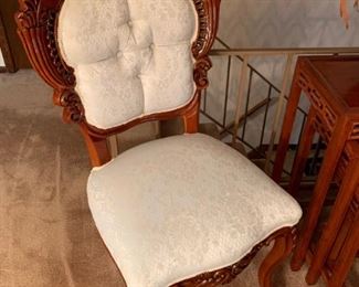 Hand Carved Ornate Sitting Chairs