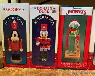 Vintage Figural DISNEY and MUPPETS Nutcrackers