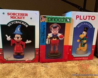 Vintage Figural DISNEY and MUPPETS Nutcrackers