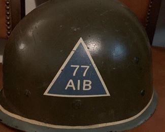 WWII Metal Helmet with Liner