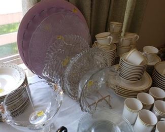 Misc, glass and china