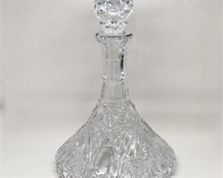 Lot 015
Crystal Ship Liquor Decanter