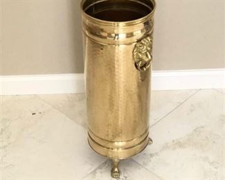 Lot 022
Decorative Brass Umbrella Holder