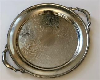 Lot 123
Oneida 'Jefferson' Plated Silver Serving Tray