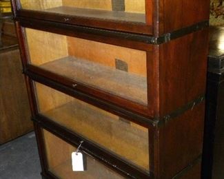 OAK 4 STACK BOOK CASE