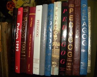 PEDAGOG TEXAS STATE UNIVERSITY YEAR BOOKS
